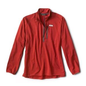 Men’s Orvis Horseshoe Hills Quarter-Zip Fleece Size Medium